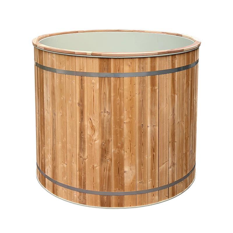 حوض استحمام بارد بحجم غمر عميق مع بطانة من الفولاذ المقاوم للصدأ 304