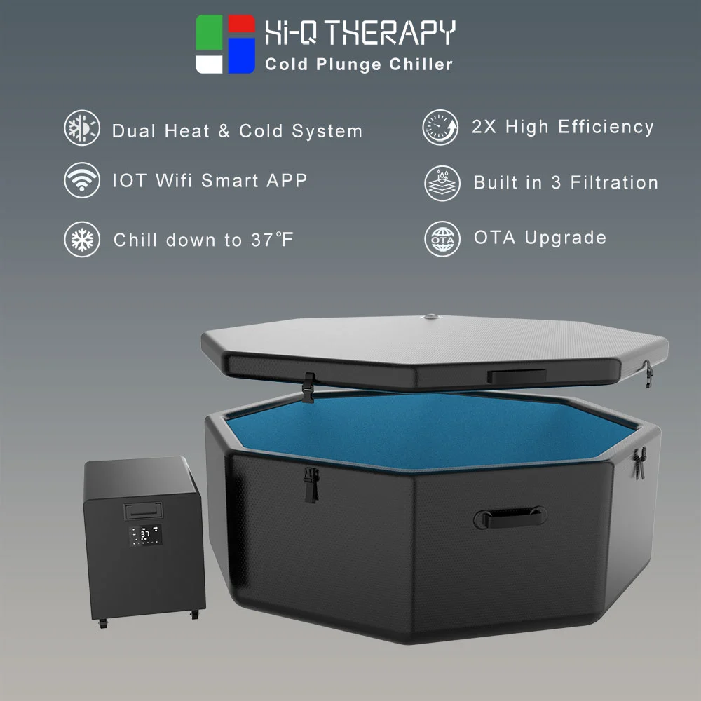 All On One Ice Bath Tub With Chiller For Cold Therapy