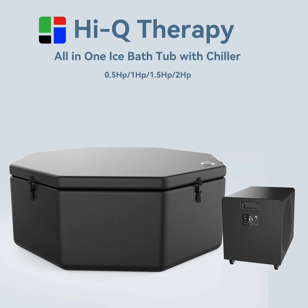 All On One Ice Bath Tub With Chiller For Cold Therapy