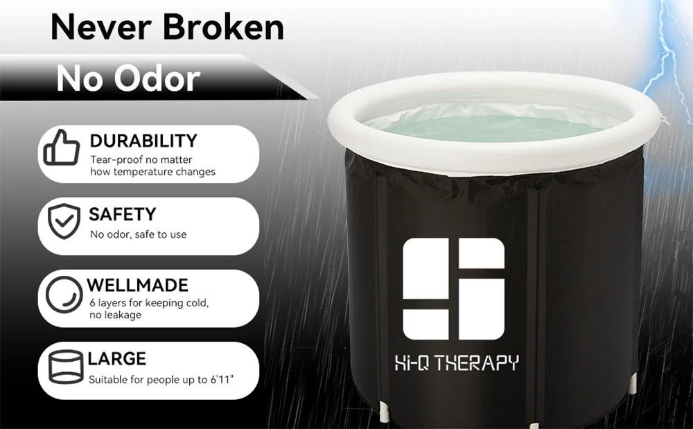 Portable Ice Plunge Tub Compatible With Chiller