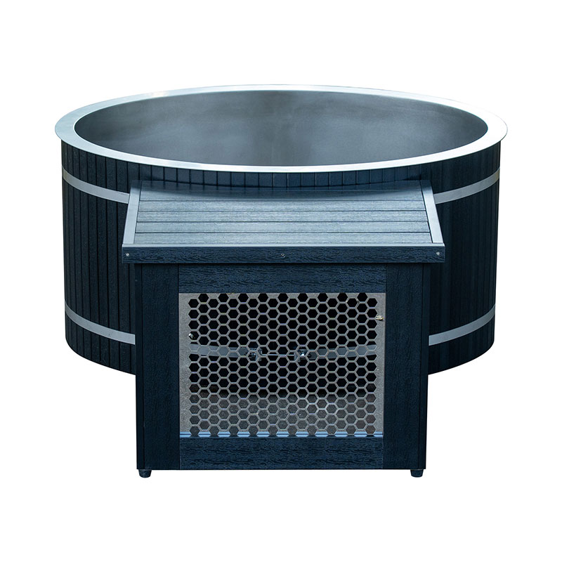 الغطس البارد البيضاوي مع حوض من الفولاذ المقاوم للصدأ